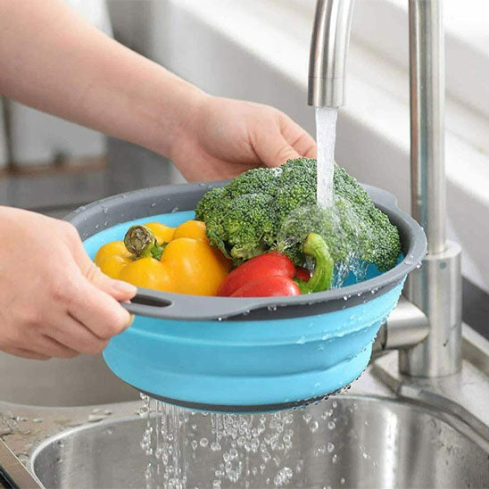 Accessoire de cuisine pratique passoire pliable