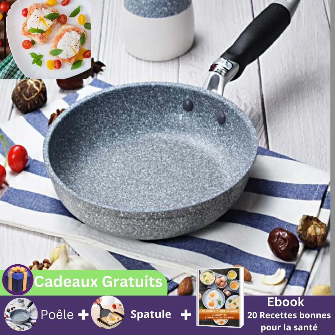 Poêle à frire en pierre durable Easynett