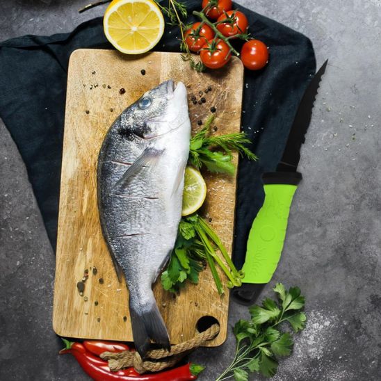 Couteau de cuisine ergonomique multifonction