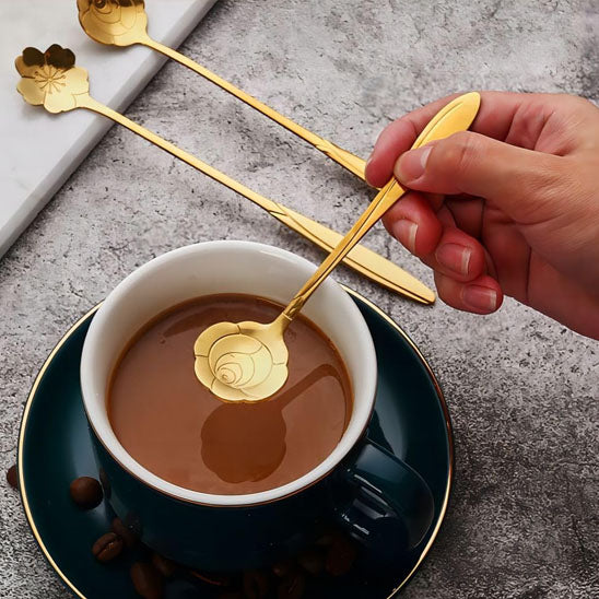 Cuillère à café fleur cerisier 