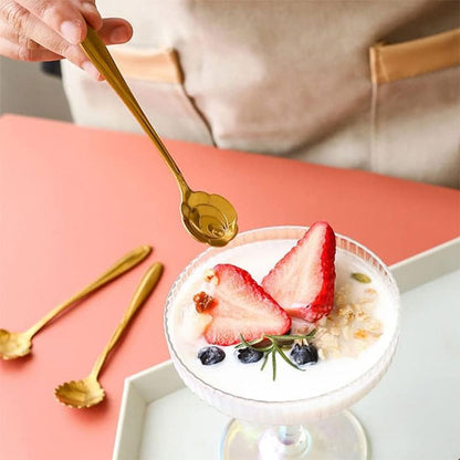 Cuillère à café fleur cerisier pour glace