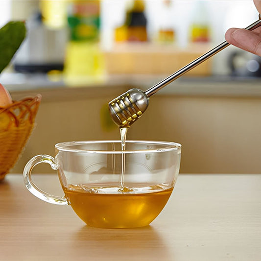 Cuillère à miel ergonomique en acier