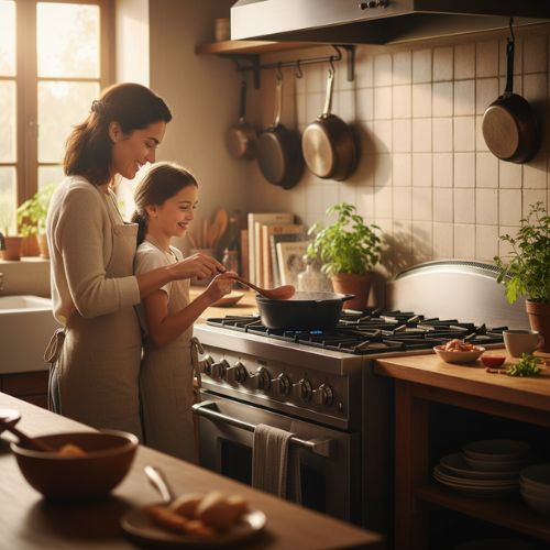 Cuillère en bois cuisine mélange naturel et cuisson douce - Rayonnour