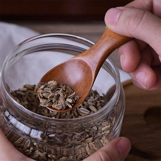 Cuillère en bois naturelle rapide authentique