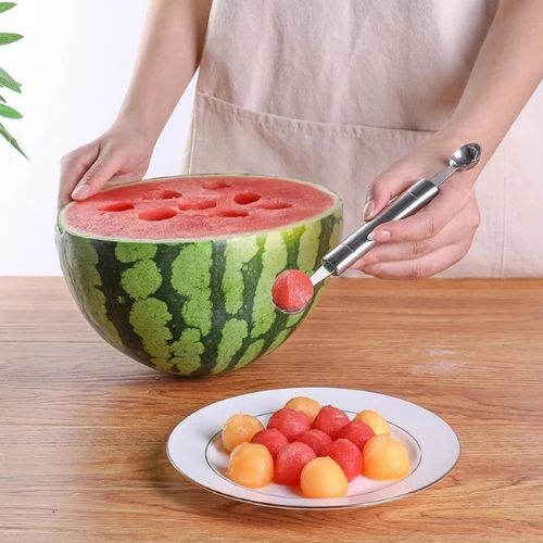 Cuillère pomme parisienne formant boules de pastèque