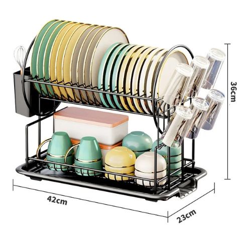 Égouttoir à vaisselle Noir