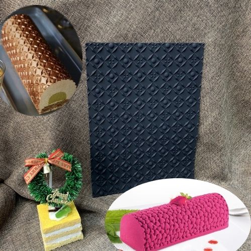 Moule à Bûche de Noël Silicone Antiadhésif pour Pâtisserie