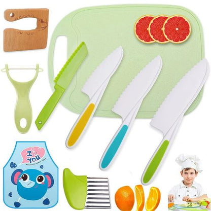 Couteau pour enfant vert