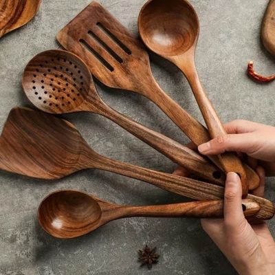 Ustensile-de-Cuisine-marron-set