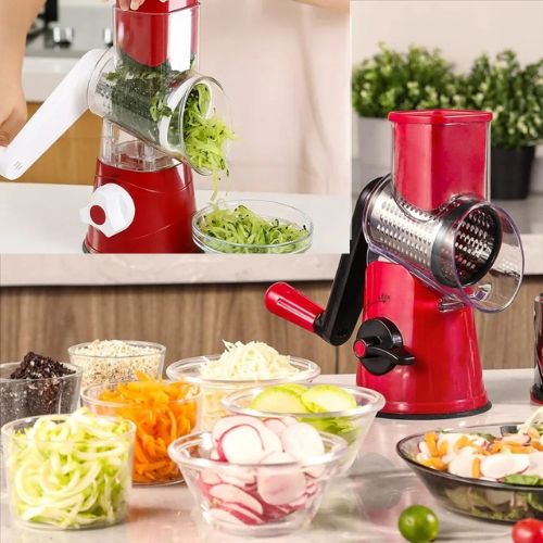 Mandoline cuisine rouge
