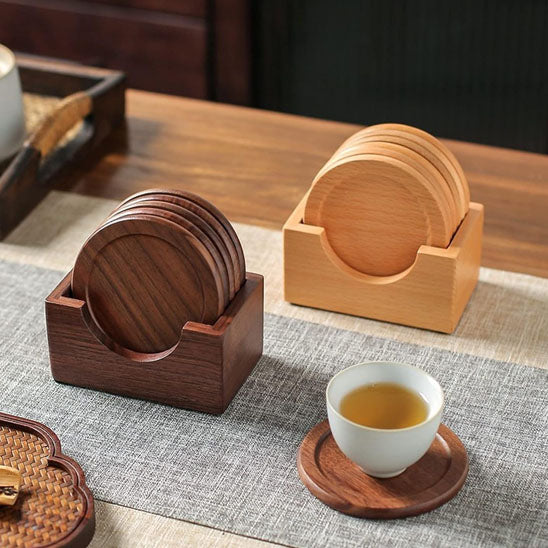Dessous de Verre en Bois  ergonomique
