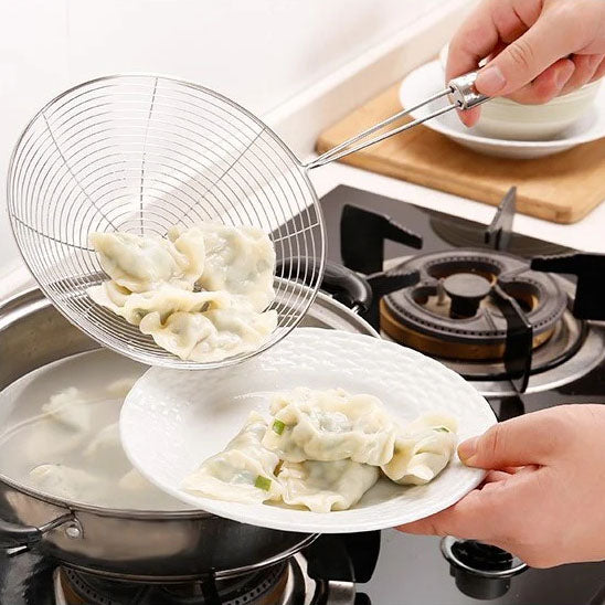 Écumoire inox pour égoutter rapidement