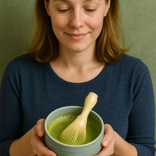 Fouet matcha pour créer une mousse onctueuse