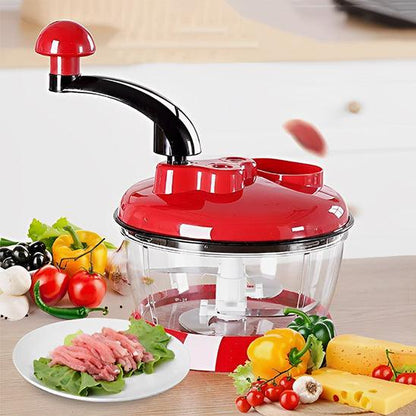 Hachoir manuel rouge pratique - Rayonnour
