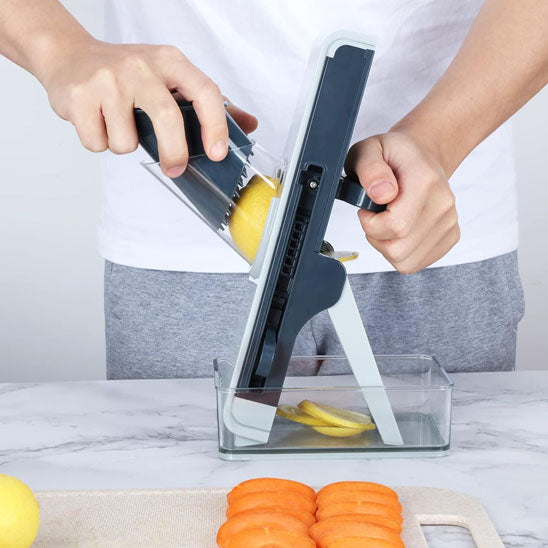Mandoline cuisine multifonction avec trancheur