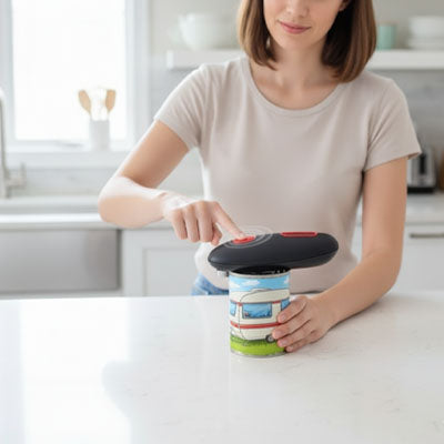 Ouvre boite automatique portable dans la cuisine