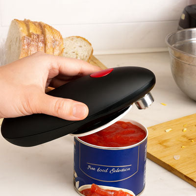 Ouvre boite électrique à une touche design ergonomique