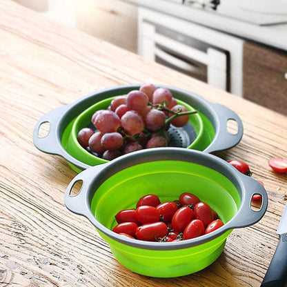 Passoire en silicone alimentaire vert