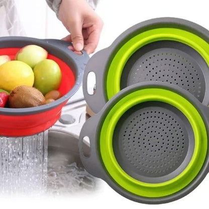 Passoire en silicone vert