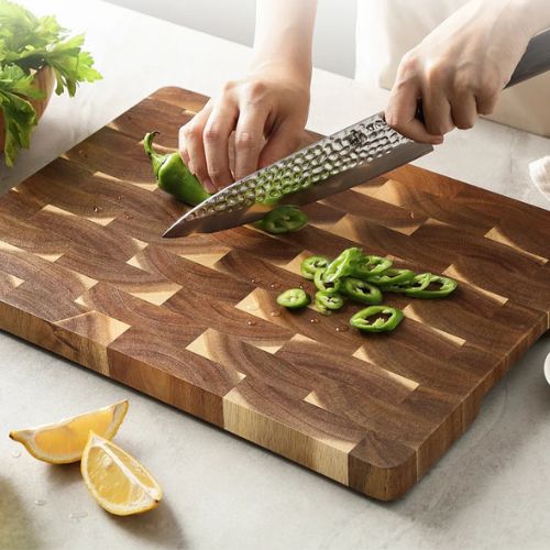 Planche à découper bois simple