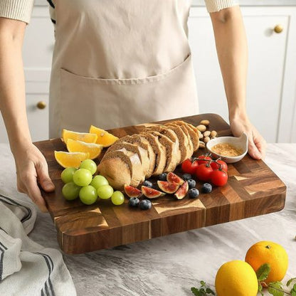 Planche à Découper en Bois Durable, Pratique