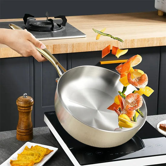 Poêle inox indispensable facile