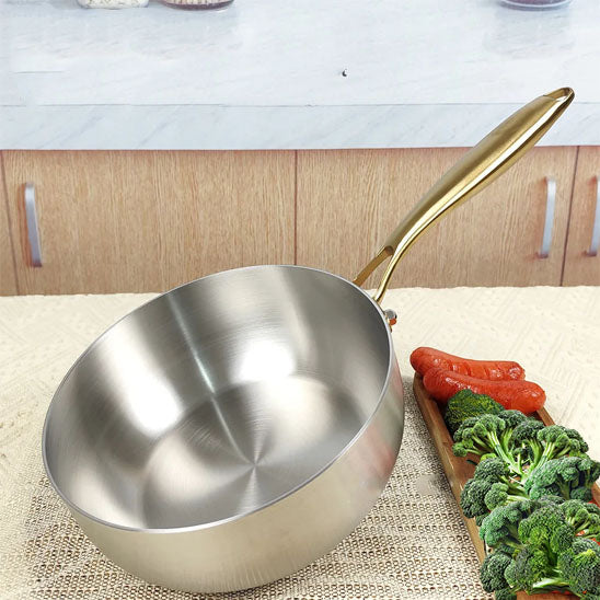 Poêle inox indispensable polyvalent