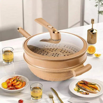 Poêle avec panier vapeur - Rayonnour