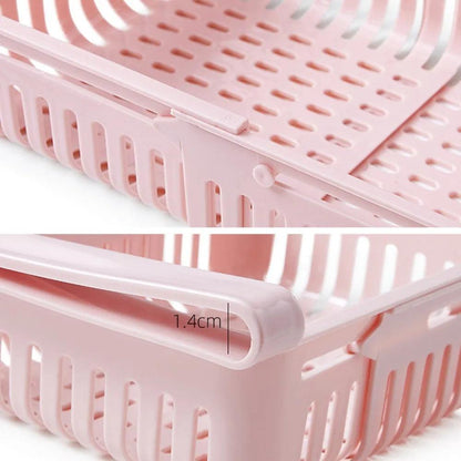 Boite de rangement plastique rose - Rayonnour