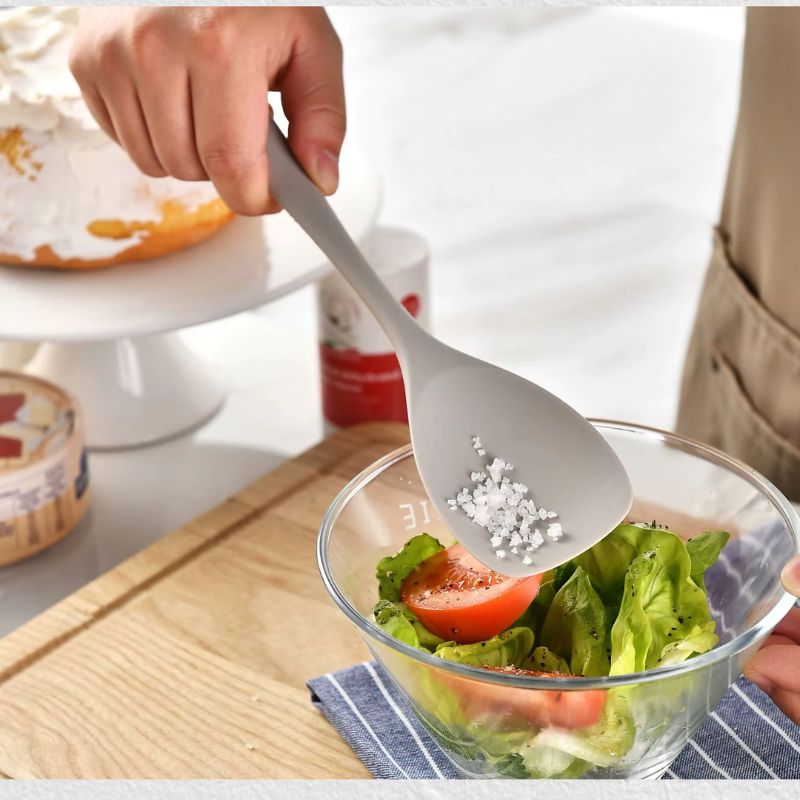 Ustensiles-De-Cuisine-Antiadhésifs-Gris