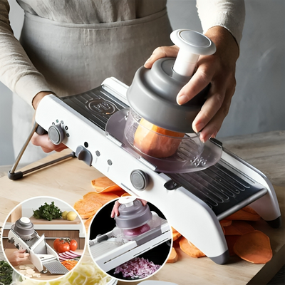 mandoline cuisine précision gris