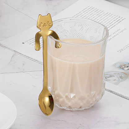 cuillère à café chat ergonomique