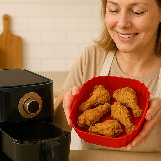 Moules en Silicone Antiadhésifs pour Friteuse à Air