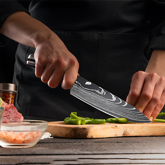 Couteau japonais Santoku - Rayonnour