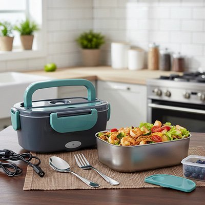 Lunch box chauffante électrique | Nomad'Heat - Rayonnour