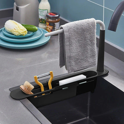 Étagère télescopique pour évier de cuisine /Étafacile™ - Rayonnour