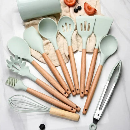 Ustensile de cuisine en silicone verte EASYSPAT - Rayonnour