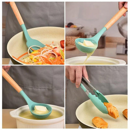 Ustensile de cuisine en silicone verte EASYSPAT - Rayonnour
