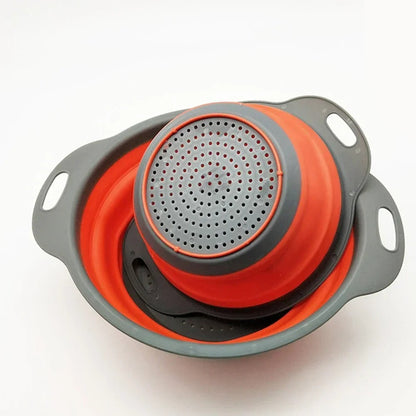 Passoire en silicone rouge
