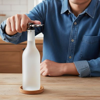 Ouvre bouteille​ pratique, rapide et toujours à portée de main