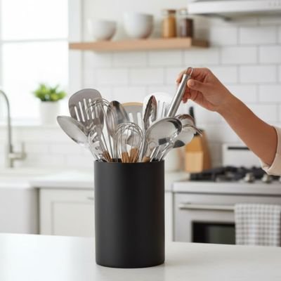 Pot ustensiles cuisine | Modern - Home - Rayonnour