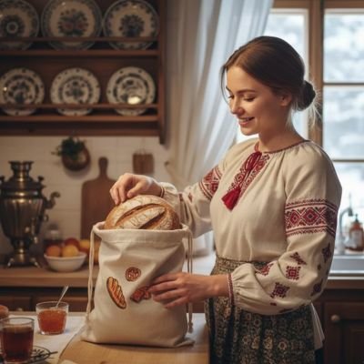 Sac à pain en coton bio | Conservation fraîcheur - Rayonnour